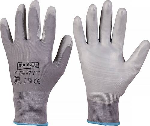 HELMUT FELDTMANN GmbH Handschuh GREY GRIP Gr.6 grau EN 420/EN 388 PSA II GOODJOB 0702-06