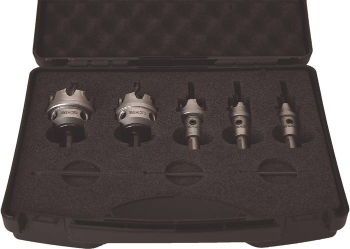 Lochsägensatz 8-tlg.16-40mm Schnitt-T.4mm HM-bestückt TECWERK