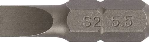 Bit f.Schlitzschrauben 6,5mm L.25mm 1/4 Zoll C6,3 Schneidenstärke 1,2mm TECWERK 2000829107