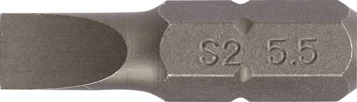 Bit f.Schlitzschrauben 6,5mm L.25mm 1/4 Zoll C6,3 Schneidenstärke 1,2mm TECWERK