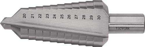 Stufenbohrer Bohrber.20-30mm HSS ger.genutet Z.2 Stufen 11 TECWERK 2000862085