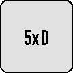 Spiralbohrer DIN 338 Typ VA D.7mm HSS-Co5 dampf.3-Fl.schaft 5xd re.TECWERK 2000862997