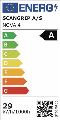 SCANGRIP A/S LED-Strahler NOVA 4 29 W 400-4000 lm 5m H07RN-F 3G1mm² IP67 SCANGRIP 03.6202