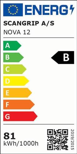 SCANGRIP A/S LED-Strahler NOVA 12 81 W 1200-12000 lm 5m H07RN-F 3G1mm² IP67 SCANGRIP 03.6206
