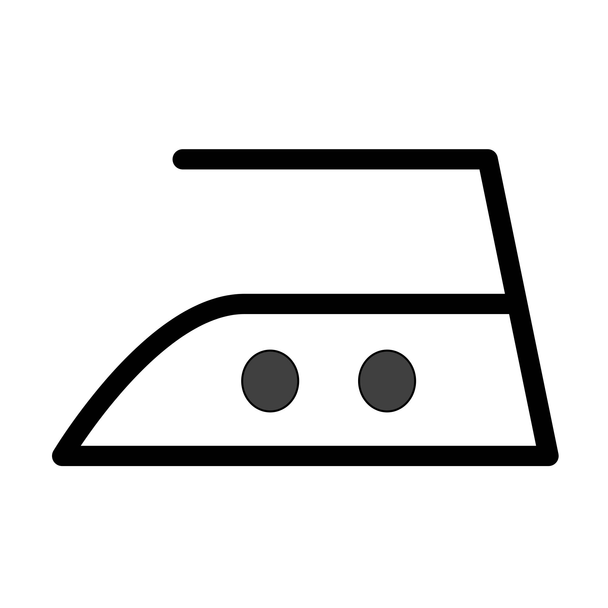 Ein schwarzes Quadrat mit einem weißen 