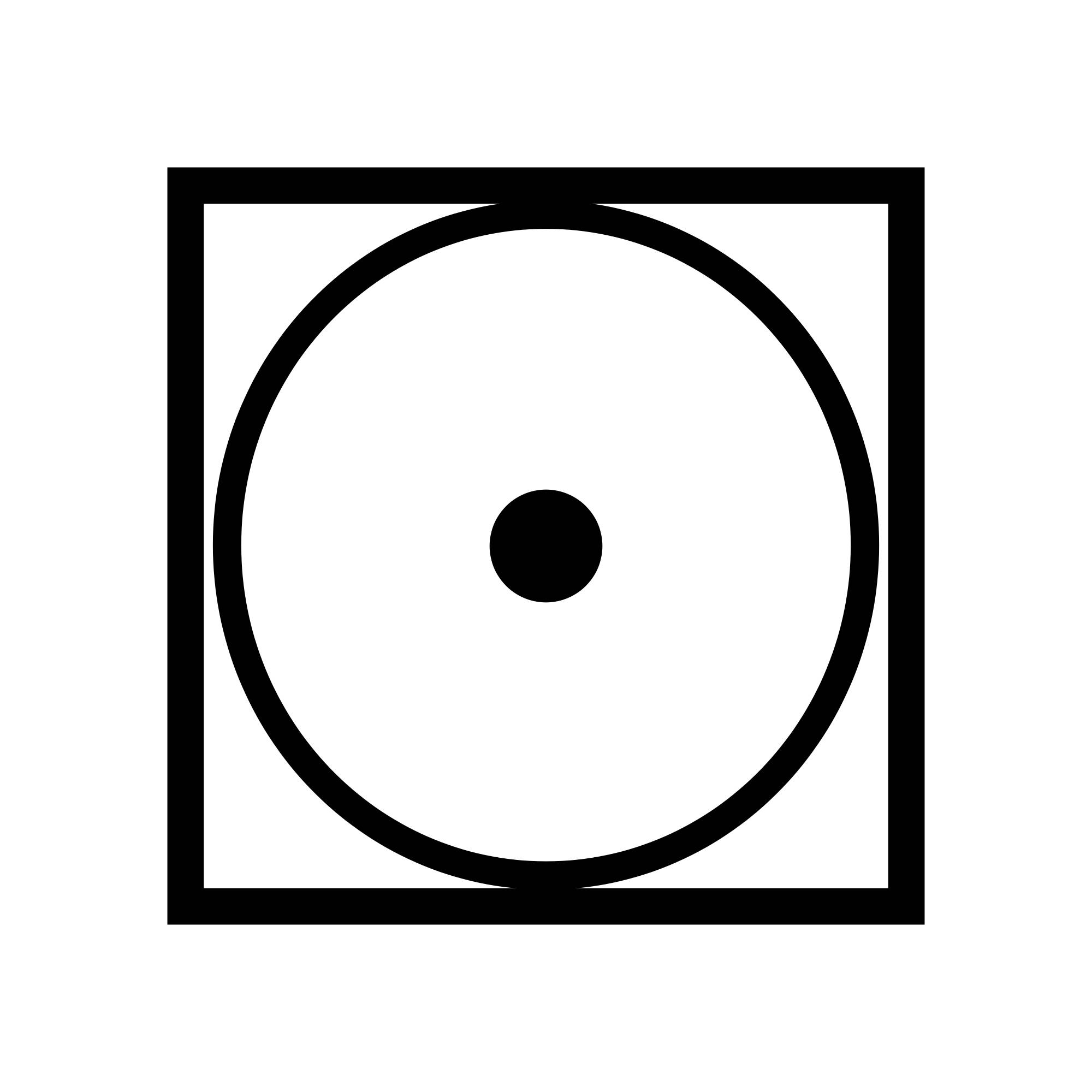 Ein schwarzes Quadrat ohne sichtbare Merkmale oder Inhalt.