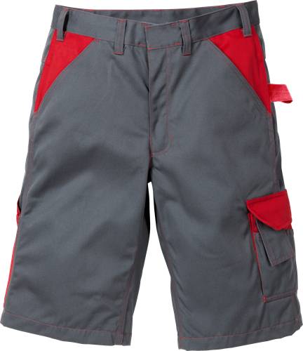 Fristads Icon Two Shorts 2020 LUXE - Grau/Rot/C46 100808-866-C46
