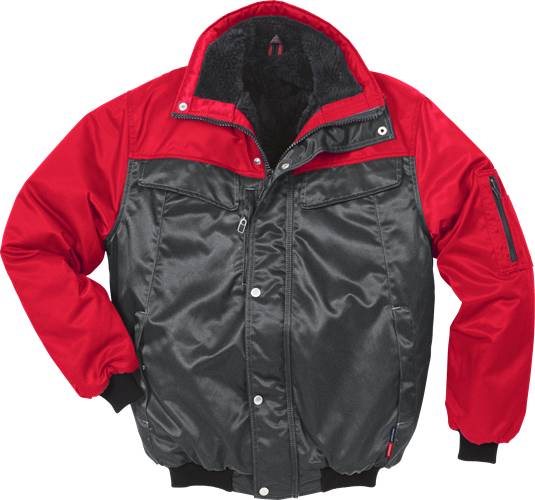 Fristads Icon Two Winter Pilotenjacke 4813 PP - Grau/Rot/XL 100809-866-XL