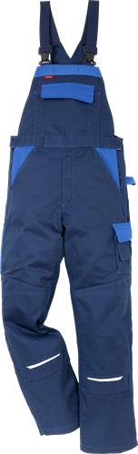 Fristads Icon Two Baumwoll-Latzhose 1009 KC - Marine/Königsblau/C60 100812-576-C60