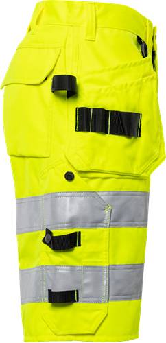 Fristads High Vis Handwerkershorts Kl. 2 2028 PLU - Warnschutz-Gelb/M2M 100977-130-M2M