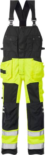 Fristads High Vis Handwerkerlatzhose Kl. 2 1014 PLU - Warnschutz-Gelb/Schwarz/C54 101018-196-C54