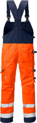 Fristads High Vis Handwerkerlatzhose Kl. 2 1014 PLU - Warnschutz-Orange/Marine/M2M 101018-271-M2M