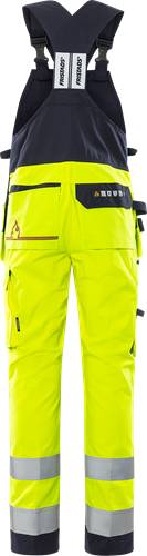 Fristads Flamestat High Vis Latzhose Kl. 2 1075 ATHS - Warnschutz-Gelb/Marine/M2M 109419-171-M2M