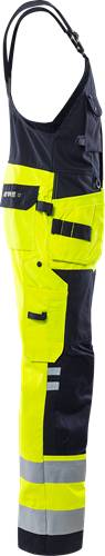 Fristads Flamestat High Vis Latzhose Kl. 2 1075 ATHS - Warnschutz-Gelb/Marine/M2M 109419-171-M2M