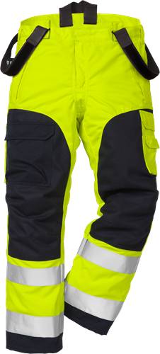 Fristads Flamestat High Vis Winterhose Kl. 2 2085 ATHS - Warnschutz-Gelb/Marine/S 109424-171-S
