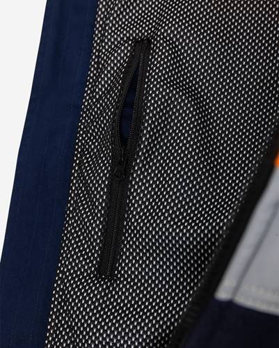 Fristads High Vis Fleecejacke Kl. 3 4041 FE - Warnschutz-Orange/Marine/M2M 119625-271-M2M