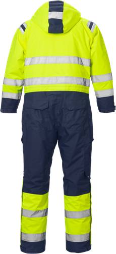 Fristads High Vis Airtech® Winteroverall Kl. 3 8015 GTT - Warnschutz-Gelb/Marine/M2M 119627-171-M2M