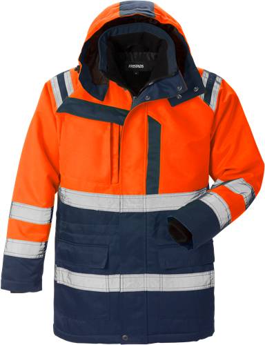Fristads High Vis Winterparka Kl. 3 4042 PP - Warnschutz-Orange/Marine/4XL 119629-271-4XL