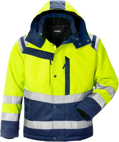 Fristads High Vis Winterjacke Kl. 3 4043 PP - Warnschutz-Gelb/Marine/4XL 119630-171-4XL