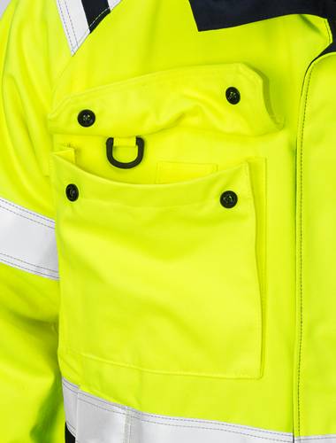 Fristads Flamestat High Vis Winterjacke Kl. 3 4185 ATHS - Warnschutz-Gelb/Marine/M2M 119923-171-M2M