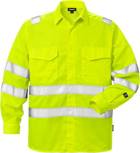 Fristads High Vis Shirt Kl. 3 7049 SPD - Warnschutz-Gelb/2XL 124176-130-2XL