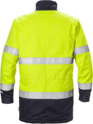 Fristads Flame High Vis Winterparka Kl. 3 4589 FLAM - Warnschutz-Gelb/Marine/M2M 125947-171-M2M