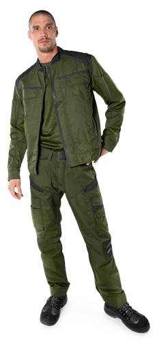 Fristads Jacke 4555 STFP - Army Grün/Schwarz/3XL 129481-796-3XL