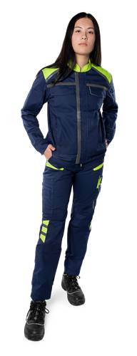 Fristads Damenhose 2554 STFP - Marine/Gelb/50 129483-556-50