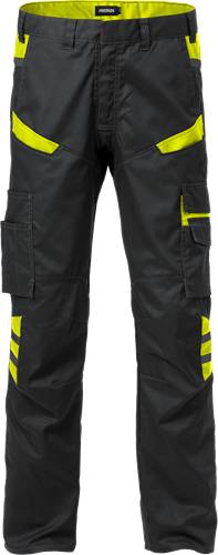 Fristads Hose 2552 STFP - Schwarz/Gelb/C54 129484-982-C54
