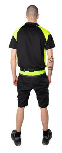 Fristads Shorts 2562 STFP - Schwarz/Gelb/C48 129530-982-C48