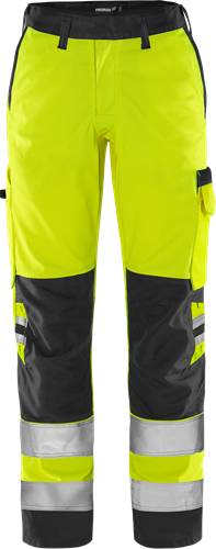 Fristads High Vis Green Hose Damen Kl. 2 2642 GPLU - Warnschutz-Gelb/Schwarz/40 131973-196-40