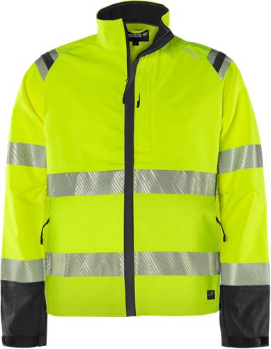 Fristads High Vis Green Stretchjacke Kl. 3 4647 GSTP - Warnschutz-Gelb/Schwarz/XS 134246-196-XS