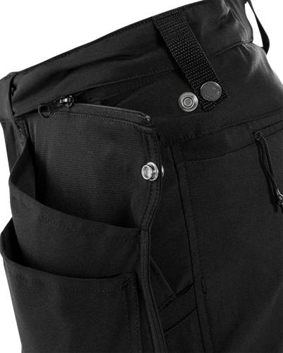 Fristads Handwerker 3/4-Stretch-Hose 2600 GLWS - Schwarz/C56 300516-940-C56