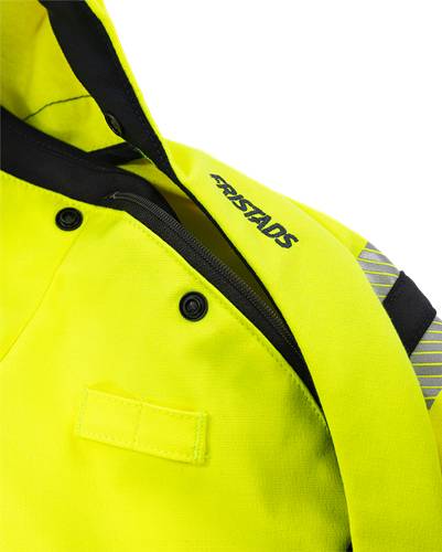 Fristads Flamestat High Vis Softshell Anorak Kl 3 4019 FSS - Warnschutz-Gelb/Marine/S 300561-171-S