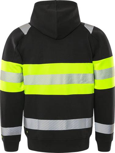 Fristads High Vis Kapuzensweatshirt Kl. 1 7532 GKC - Warnschutz-Gelb/Schwarz/2XL 301032-196-2XL