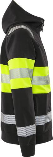 Fristads High Vis Kapuzensweatshirt Kl. 1 7532 GKC - Warnschutz-Gelb/Schwarz/2XL 301032-196-2XL