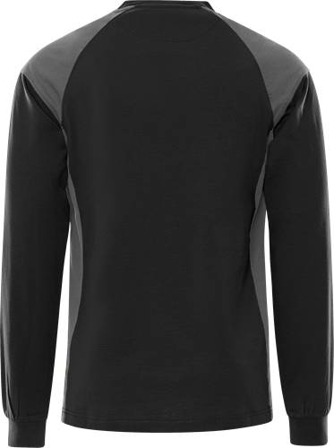 Fristads Langarm-T-Shirt 7071 GTM - Schwarz/Grau/L 301171-996-L