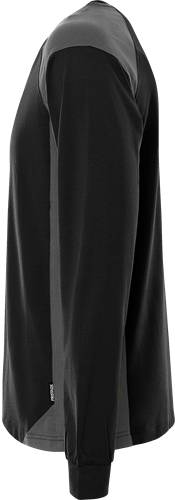 Fristads Langarm-T-Shirt 7071 GTM - Schwarz/Grau/L 301171-996-L