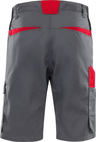 Fristads Green Shorts 2932 GWM - Grau/Rot/C48 301235-866-C48