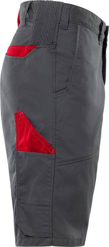 Fristads Green Shorts 2932 GWM - Grau/Rot/C62 301235-866-C62