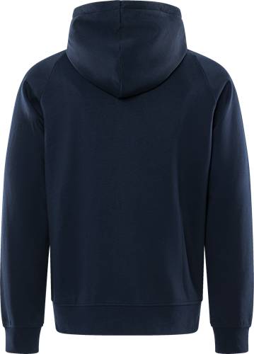 Fristads Sweatshirt-Jacke mit Kapuze 7550 GSM - Dunkel Marineblau/Warnschutz-Gelb/2XL 301424-557-2XL