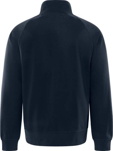 Fristads Sweatshirt-Jacke 7552 GSM - Dunkel Marineblau/Warnschutz-Gelb/L 301426-557-L