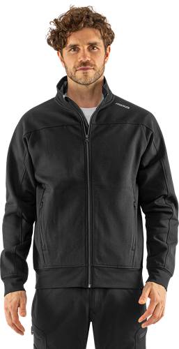 Fristads Sweatshirt-Jacke 7552 GSM - Schwarz/Grau/L 301426-996-L