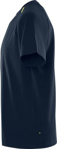 Fristads Stretch-T-Shirt 7553 GTME - Dunkel Marineblau/Warnschutz-Gelb/2XL 301427-557-2XL
