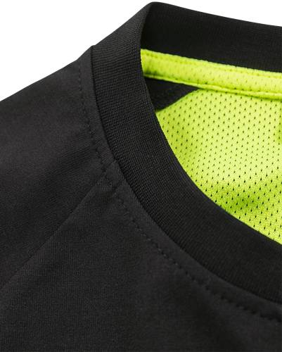 Fristads Stretch-T-Shirt 7553 GTME - Schwarz/Gelb/XS 301427-982-XS