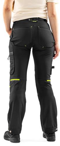 Fristads Handwerker-Stretch-Hose Damen 2802 GHST - Schwarz/40 301459-940-40
