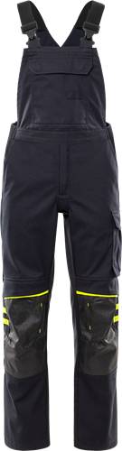 Fristads Flamestat Stretch-Latzhose 1180 FSS - Dunkel Marineblau/Warnschutz-Gelb/D84 301463-557-D84