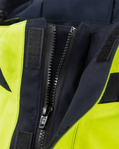 Fristads Flamestat High Vis Airtech® Winterparka Kl.3 4086 ATHR - Warnschutz-Gelb/Marine/L 301497-171-L
