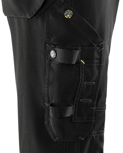 Fristads Handwerker Stretchhose 2801 GHST - Schwarz/C150 301506-940-C150