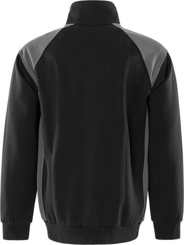 Fristads Sweatshirt-Jacke 7248 GSM - Schwarz/Grau/XL 301570-996-XL